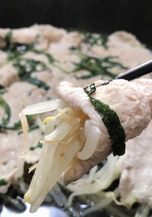 味ぽん　豚とモヤシのヘルシー料理-レシピのメイン写真