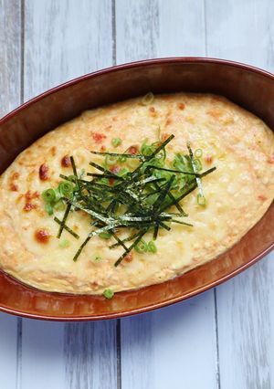 夜食に！簡単♪明太子の豆腐グラタン-レシピのメイン写真