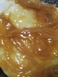お一人様のなめ茸餅-レシピのメイン写真