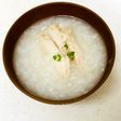 鶏と塩糀の中華粥