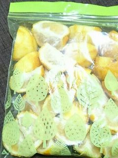ゆずの長期保存-レシピのメイン写真