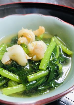 あったか!ほっこり!畑菜とエビの生姜あん-レシピのメイン写真