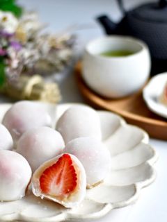 レンジで作るいちご大福-レシピのメイン写真