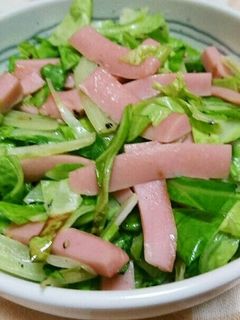 キャベツと魚肉ソーセージの炒め物-レシピのメイン写真