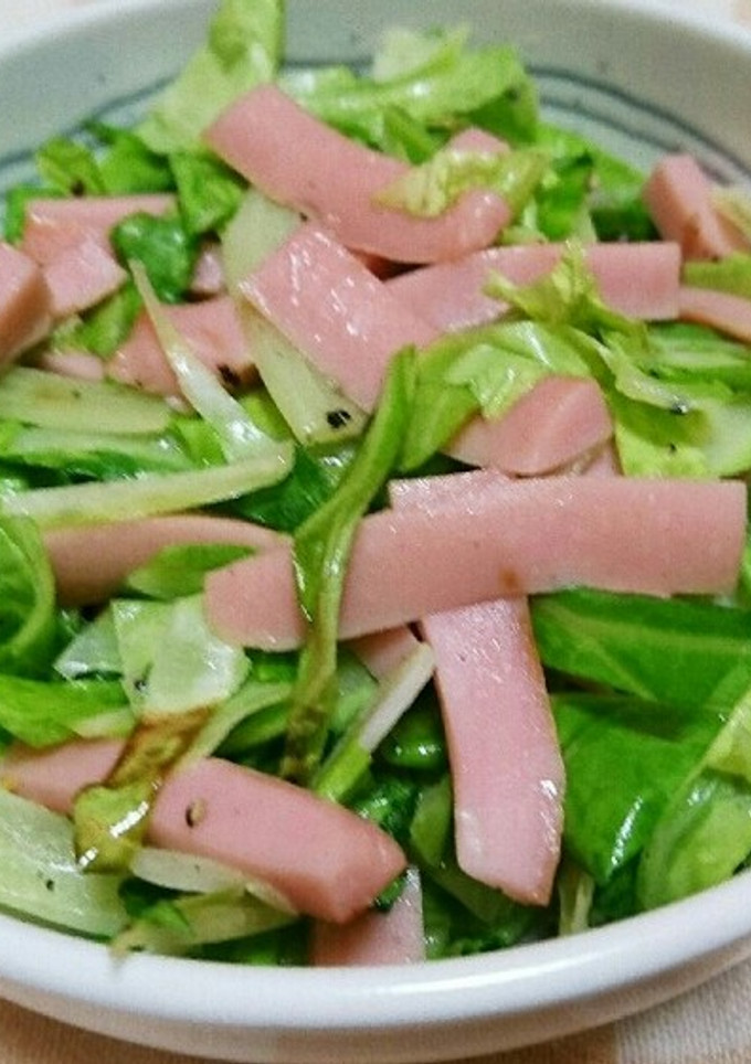 キャベツと魚肉ソーセージの炒め物-レシピのメイン写真