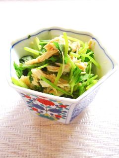 ☺大量消費に♪鶏ささみと三つ葉の和え物☺-レシピのメイン写真