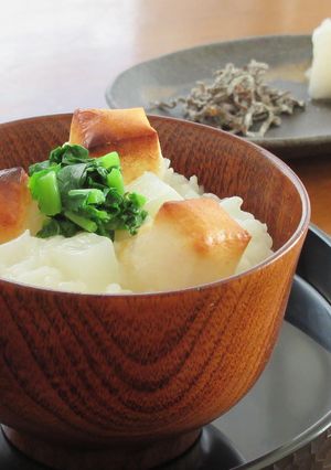 焼き餅入り　七草がゆ（手軽に！一草がゆ）-レシピのメイン写真