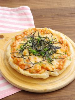 明太子とポテトの餅ピザ-レシピのメイン写真