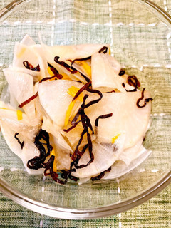 お手軽☆大根と塩昆布の柚風味-レシピのメイン写真