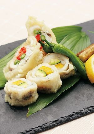 メギスの野菜巻天ぷら-レシピのメイン写真