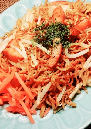 酒の肴に!つまみやすいソース焼きそば♪-レシピのメイン写真