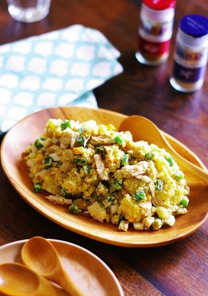レンチン！スパイシー鶏ささみポテトサラダ-レシピのメイン写真