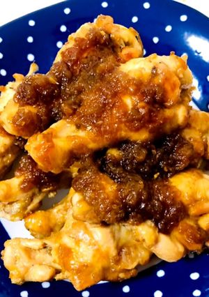 りんごで☆手羽元の甘辛煮-レシピのメイン写真
