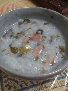 鮭とガブの粥(簡単炊飯器)-レシピのメイン写真