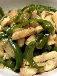 厚揚げ青椒肉絲-レシピのメイン写真
