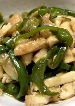 厚揚げ青椒肉絲-レシピのメイン写真