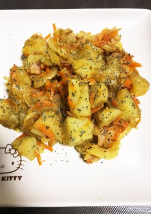 菊芋とベーコンのカレー粉炒め-レシピのメイン写真