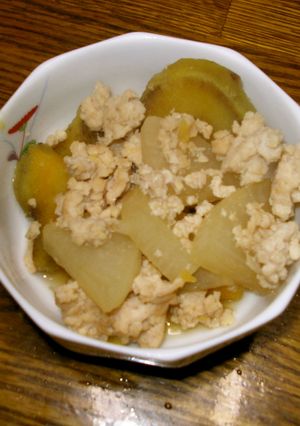 さつまいもと大根の煮物-レシピのメイン写真