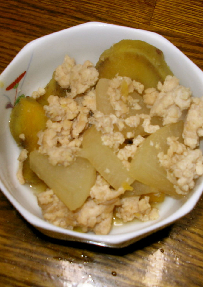 さつまいもと大根の煮物-レシピのメイン写真
