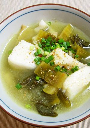 酸菜魚(タラの高菜煮込み)-レシピのメイン写真