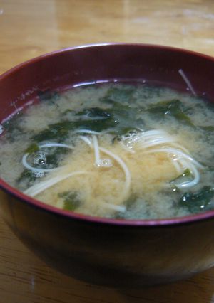 そうめんとわかめの味噌汁-レシピのメイン写真