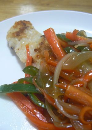 たらの甘酢野菜あんかけ-レシピのメイン写真