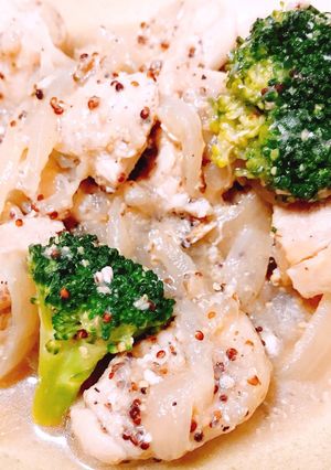 ♡鶏肉のやわらか粒マスタード煮込み♡-レシピのメイン写真