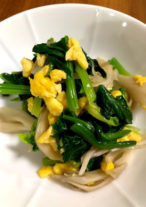 ほうれん草と舞茸の菜種和え-レシピのメイン写真