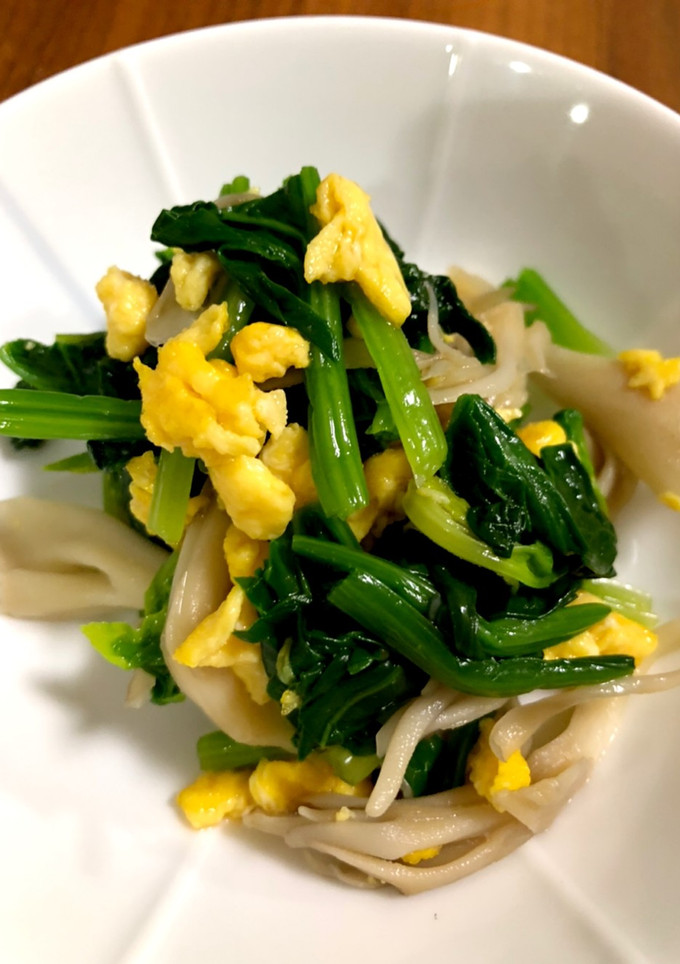 ほうれん草と舞茸の菜種和え-レシピのメイン写真