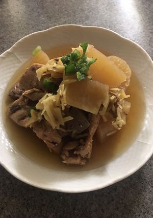 計量スプーン要らず炊飯器ぶり大根-レシピのメイン写真