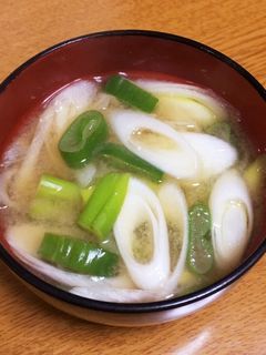 長ネギの味噌汁-レシピのメイン写真