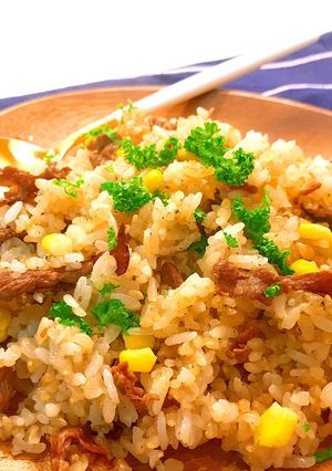 ガリバタ玄米ピラフ　チャーハン　時短-レシピのメイン写真