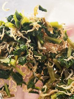 簡単!栄養満点の大根菜とジャコのふりかけ-レシピのメイン写真