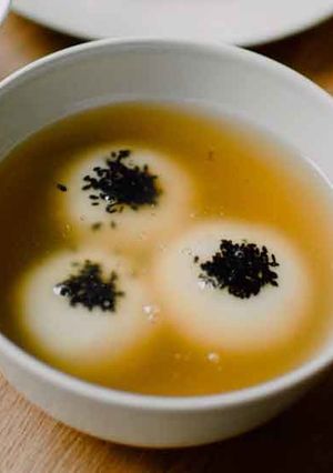 簡単おもち活用!餅味噌汁-レシピのメイン写真