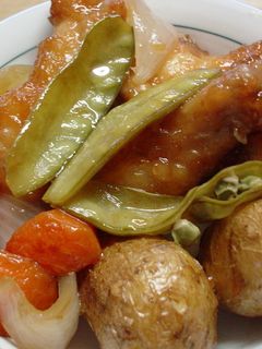 揚げじゃがと手羽元の甘酢煮-レシピのメイン写真