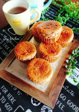 お餅消費に☆HMでもっちり餡子マフィン。-レシピのメイン写真