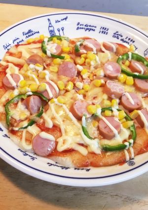 ランチに餅ピザ♪フライパンで簡単に-レシピのメイン写真