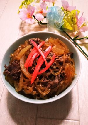 簡単！味付けはすき焼きのタレ１つ☆牛丼☆-レシピのメイン写真