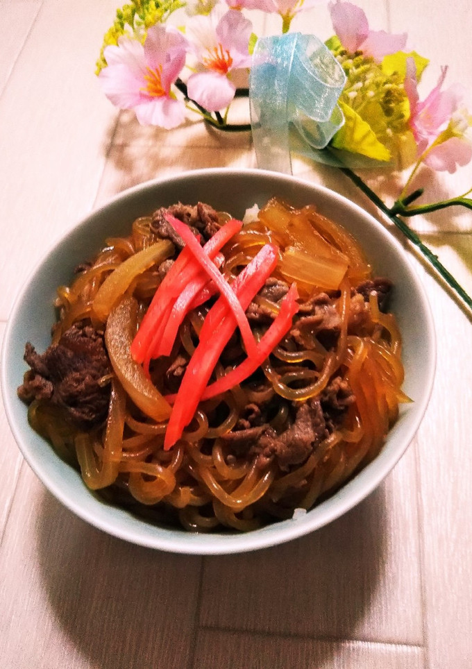 簡単！味付けはすき焼きのタレ１つ☆牛丼☆-レシピのメイン写真