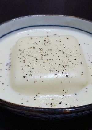 チーズ豆乳湯豆腐-レシピのメイン写真