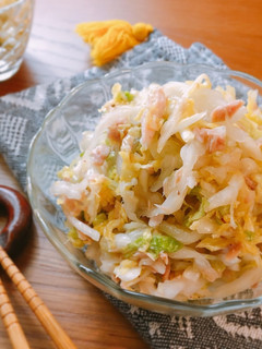 お箸が止まらない♡ツナとごま油で無限白菜-レシピのメイン写真
