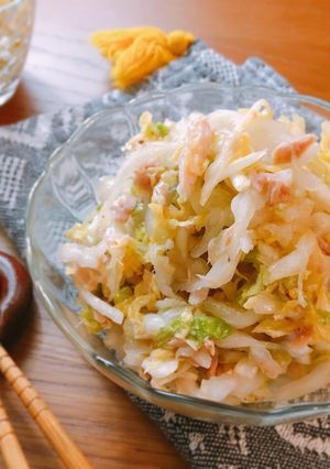 お箸が止まらない♡ツナとごま油で無限白菜-レシピのメイン写真