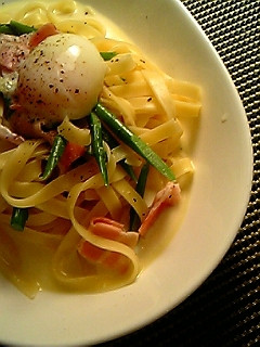 カルボナーラ風 スープパスタ-レシピのメイン写真