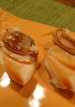 煮姫貝(シロガイ、サラガイ)の握り-レシピのメイン写真
