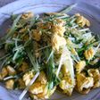 水菜のシャキッと卵あえ