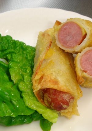 お弁当のおかず♪くるくるポテトウインナー-レシピのメイン写真