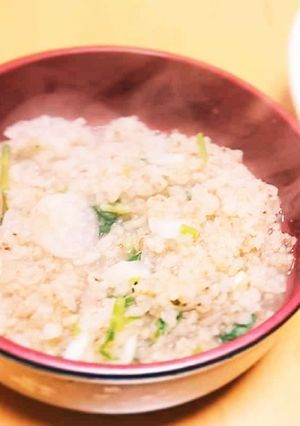 煎り玄米の七草粥-レシピのメイン写真