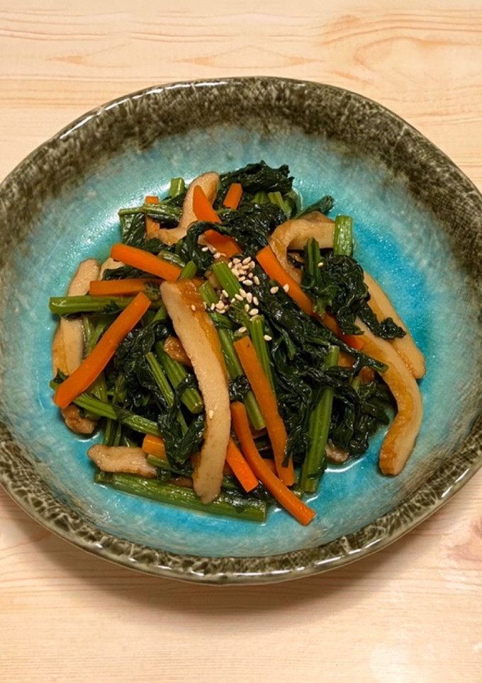 かぶの葉とさつま揚げの蒸し炒め-レシピのメイン写真