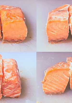 38℃〜 サーモンの火入れ温度比較実験-レシピのメイン写真