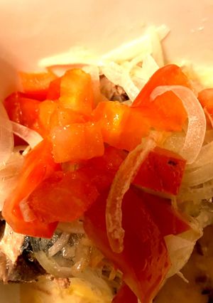 サバ缶水煮サラダ-レシピのメイン写真
